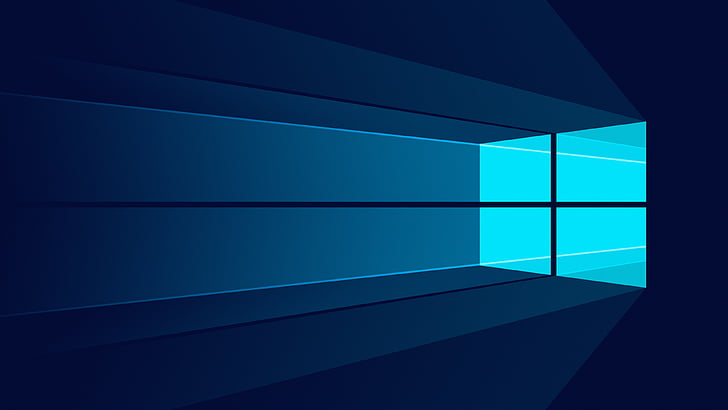 window, Windows 10, Minimal, Stock, Logo, Microsoft, 4K HD wallpaper