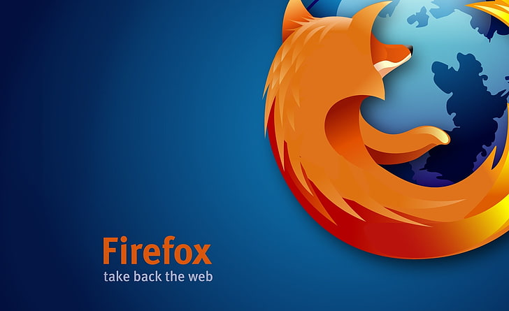 Firefox, Mozilla Firefox logo, Computers, blue, text, no people, HD wallpaper
