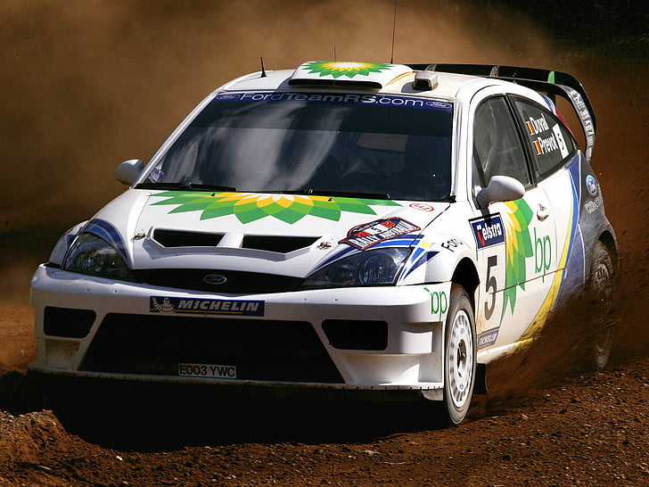 2003, focus, ford, r s, race, racing, wrc, HD wallpaper