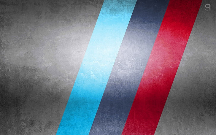 Hd Wallpaper Gray Blue And Red Line Illustratoin Bmw Sport M Power Flag Wallpaper Flare