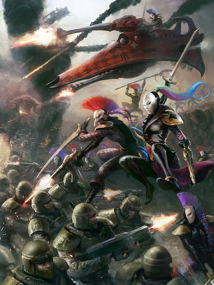 Eldar, Warhammer 40, 000, imperial guard, HD wallpaper