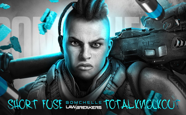 LawBreakers video game, Bomchelle, Games, Other Games, Fighter, HD wallpaper