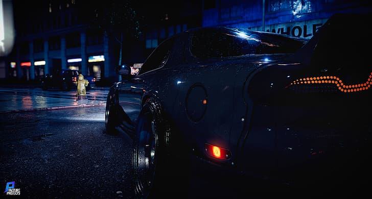 Mazda, rx7, Mazda RX-7, NFS 2015, Need for Speed, grey cars, HD wallpaper