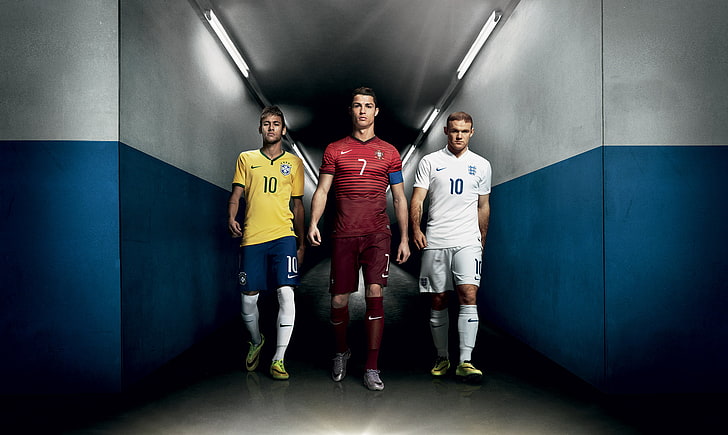 HD wallpaper: Wayne Rooney, Crstiano Ronaldo, Neymar | Wallpaper Flare