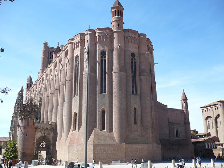 albi cathedral, HD wallpaper