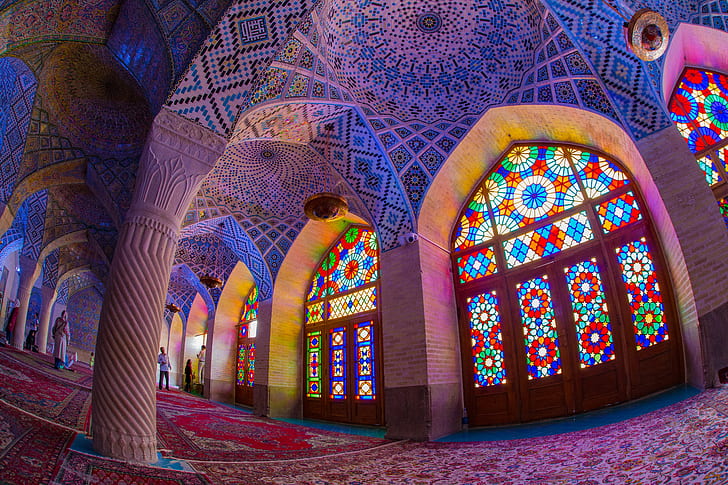 Iran, history, Nasir al-Mulk Mosque, HD wallpaper