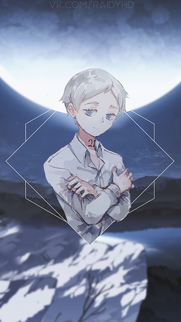 anime, anime girls, picture-in-picture, Norman (The Promised Neverland), HD wallpaper