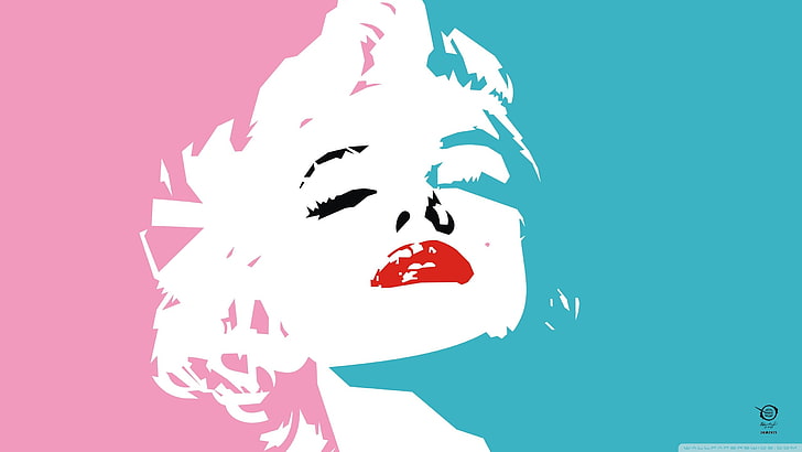 HD wallpaper: artwork, Marilyn Monroe
