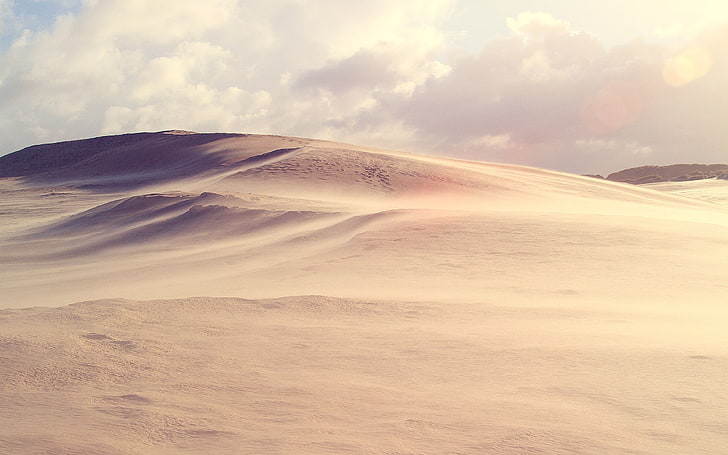 untitled, sand, nature, desert, scenics - nature, cloud - sky, HD wallpaper