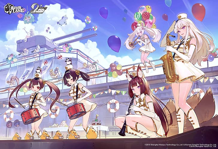 anime, anime girls, Azur Lane, Akashi (Azur Lane), Amagi (Azur Lane), HD wallpaper