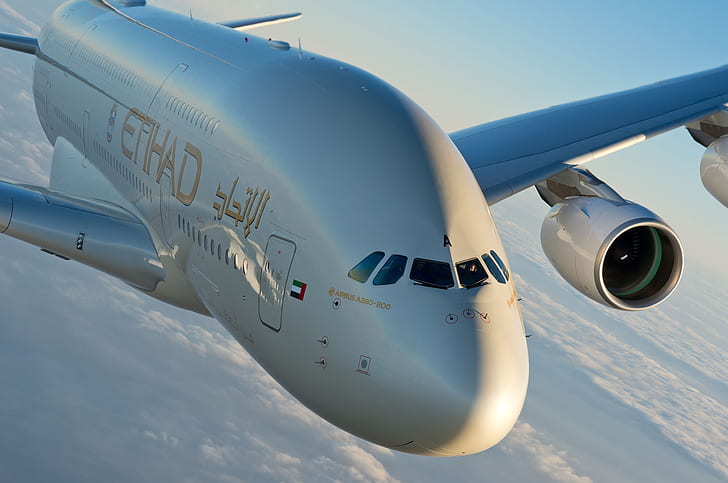 HD wallpaper: A380, Airbus, Pilot, Etihad Airways, Airbus A380, Cockpit, A  passenger plane | Wallpaper Flare