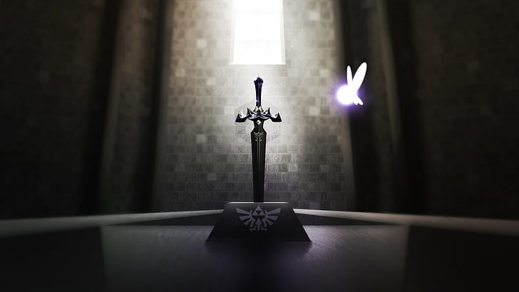Fantastic, Zelda, Sword, grey hilt sword, HD wallpaper