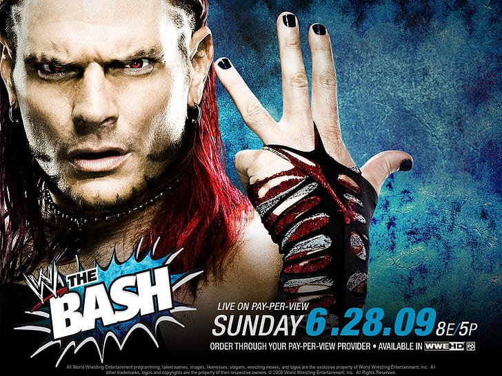 jeff hardy sports jeff hardy (not actual poster 4 the bash) Sports Wrestling HD Art
