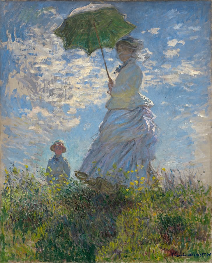 Claude Monet, women, HD wallpaper