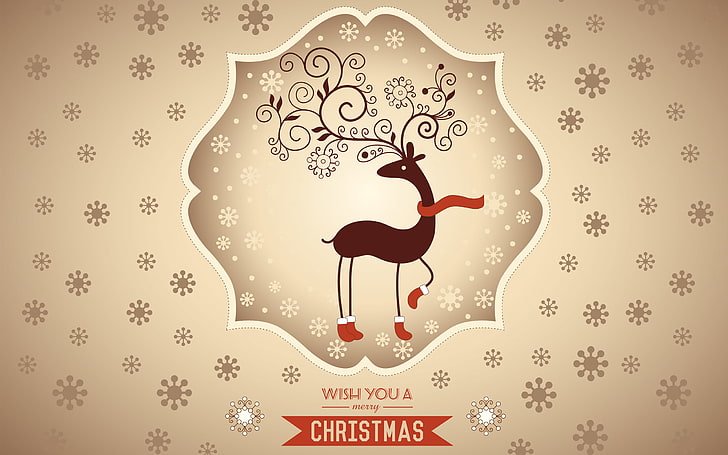 Happy Chritmas 2014, wish you a merry Christmas text, Festivals / Holidays, HD wallpaper