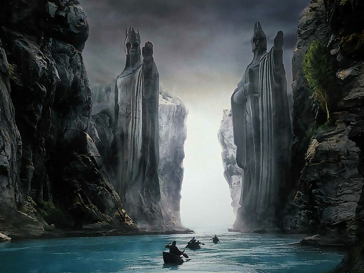 The Lord of the Rings: The Fellowship of the Ring, Argonath