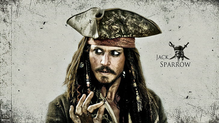 Jack sparrow, johnny depp, movies, pirates, Pirates Of The Caribbean
