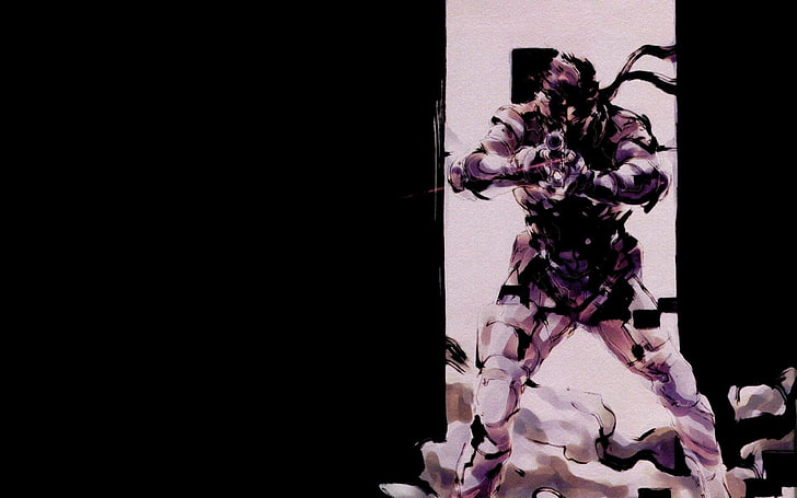 robot illustration, Metal Gear Solid, Yoji Shinkawa, video games, HD wallpaper