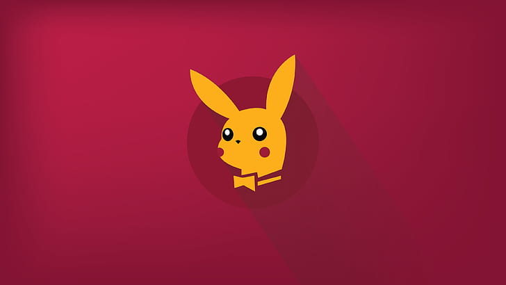 pikachu playboy 4k image desktop, HD wallpaper