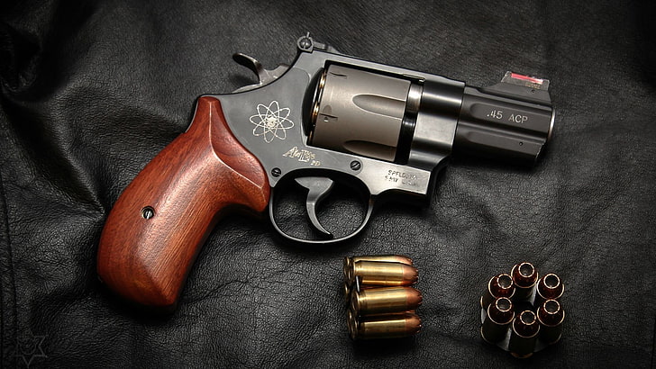 gun, pistol, revolver, Smith and Wesson Model 325, .45 ACP, HD wallpaper