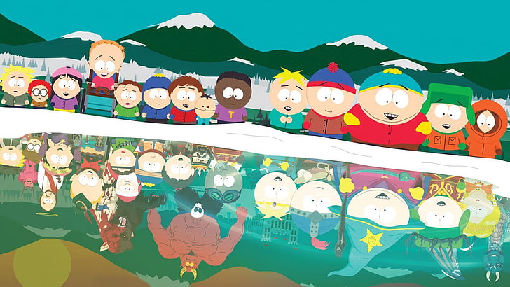 South Park wallpaper, South Park: The Stick Of Truth, large group of objects, HD wallpaper