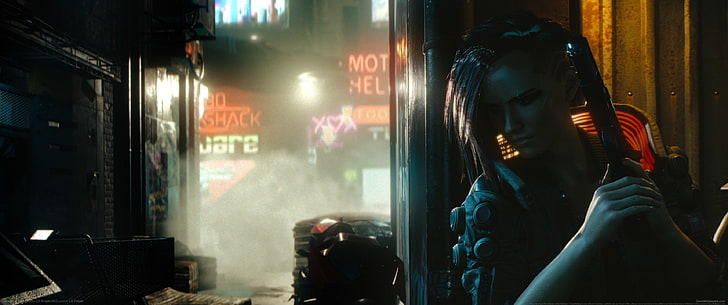 HD wallpaper: video games, cyberpunk, Cyberpunk 2077, ultrawide