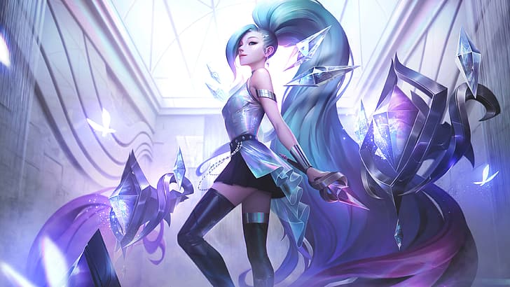 Seraphine, Seraphine (League of Legends), K/DA, kda, music, HD wallpaper