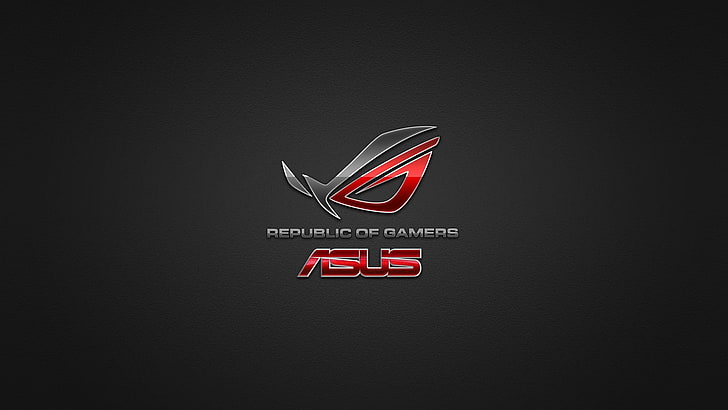 Republic of Gamers Asus logo, rog, hd dark, vector, illustration