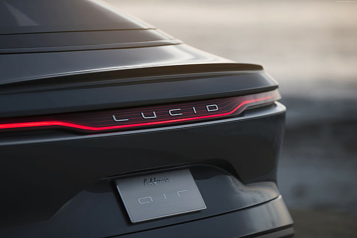 electric cars, Lucid Air, 4k, HD wallpaper