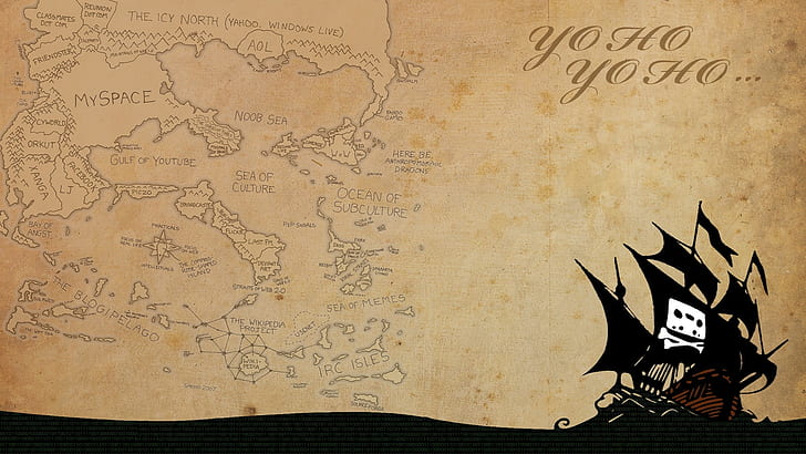 map, social networks, humor, pirates
