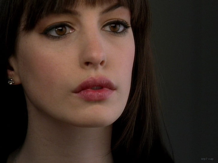woman's face, Anne Hathaway, The Devil Wears Prada, portrait, HD wallpaper