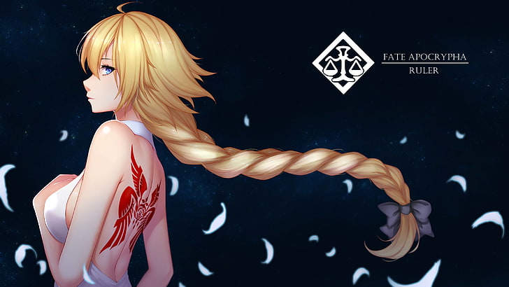 Fate Apocrypha Ruler wallpaper, anime, anime girls, Fate Series, HD wallpaper