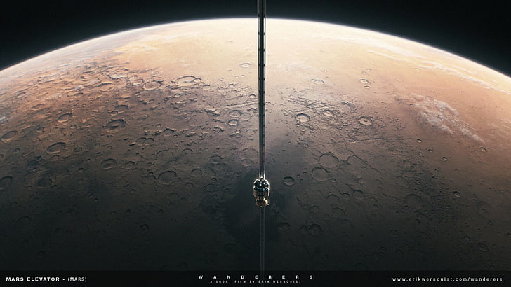 brown and grey planet screenshot, space, galaxy, Moon, nature, HD wallpaper