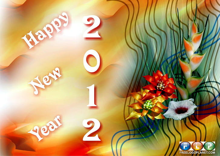 Holiday, New Year 2012, HD wallpaper