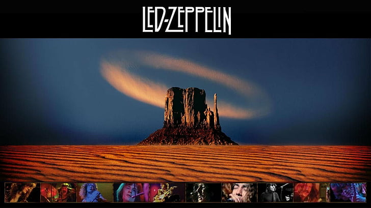 Band (Music), Led Zeppelin, night, text, illuminated, communication, HD wallpaper