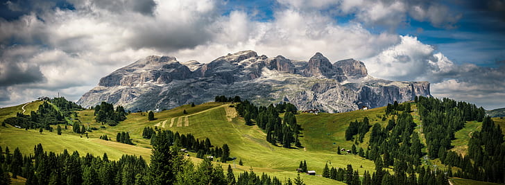 green forest under gray clouds during daytime, italy, italy, Gruppo