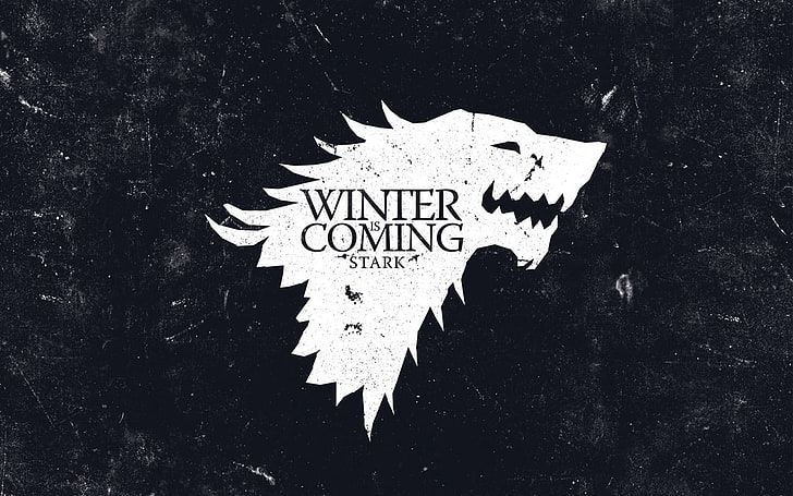 Winter Is Coming A Game of Thrones Arya Stark Television show House Stark,  stark, label, logo, desktop Wallpaper png | PNGWing