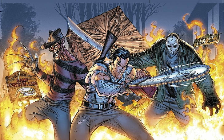 Comics, Freddy Vs. Jason Vs. Ash, Ash Williams, Freddy Krueger