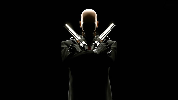 male character wallpaper, absolution, assassins, background, bald, HD wallpaper