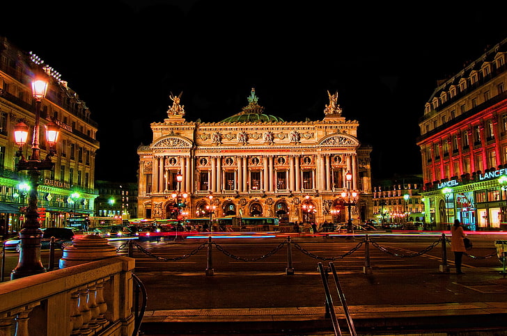 Man Made, Palais Garnier, Architecture, Building, France, Opera House, HD wallpaper