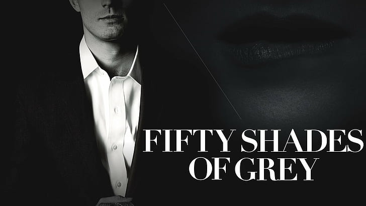 Fifty Shades of Grey, Poster, Monochrome, HD wallpaper