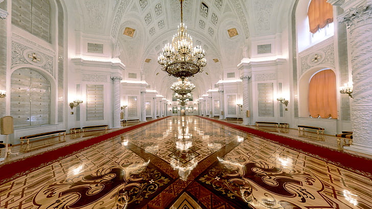Grand Kremlin Palace Georgievsky Hall, HD wallpaper