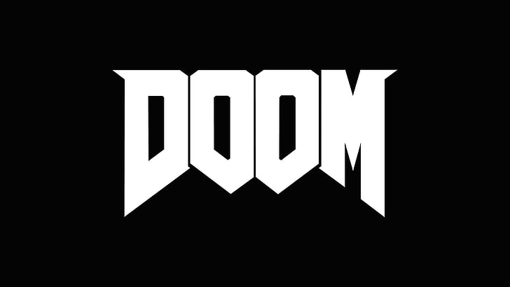 Doom text, Doom (game), video games, first-person shooter, communication, HD wallpaper