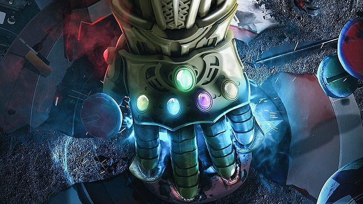 Marvel Cinematic Universe, Marvel Comics, Thanos, Avengers: Infinity war, HD wallpaper
