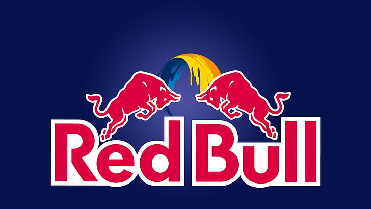 Hd Wallpaper Red Bull Blue Communication Text People Positive Emotion Wallpaper Flare