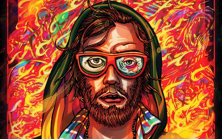 Hotline Miami 2: Wrong Number, multi colored, art and craft