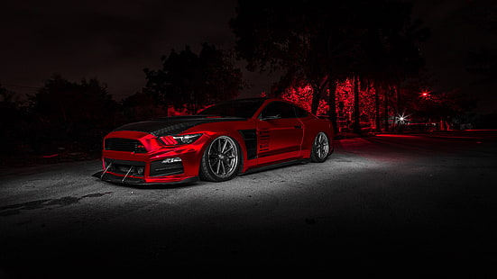 Hd Wallpaper Red Car Design Ford Mustang Automotive Design Vehicle Sports Car Wallpaper Flare