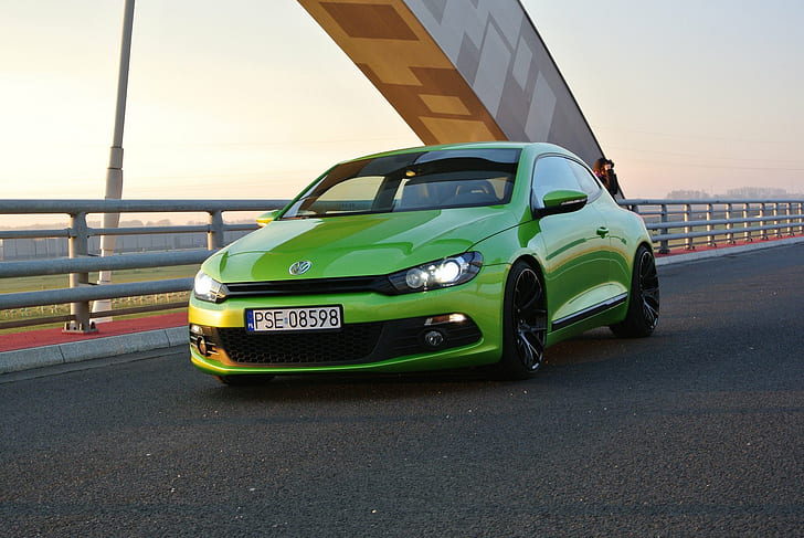 cars, coupe, germany, scirocco, volkswagen, HD wallpaper