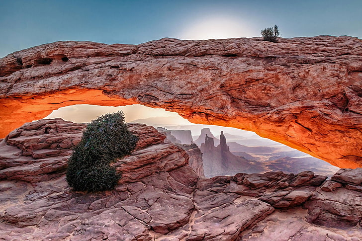 Canyons, Mesa Arch, Nature, Rock, USA, Utah, HD wallpaper