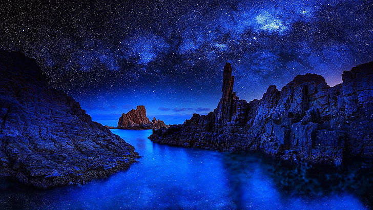 Night Sky Scenery 4K Wallpaper #4.2313